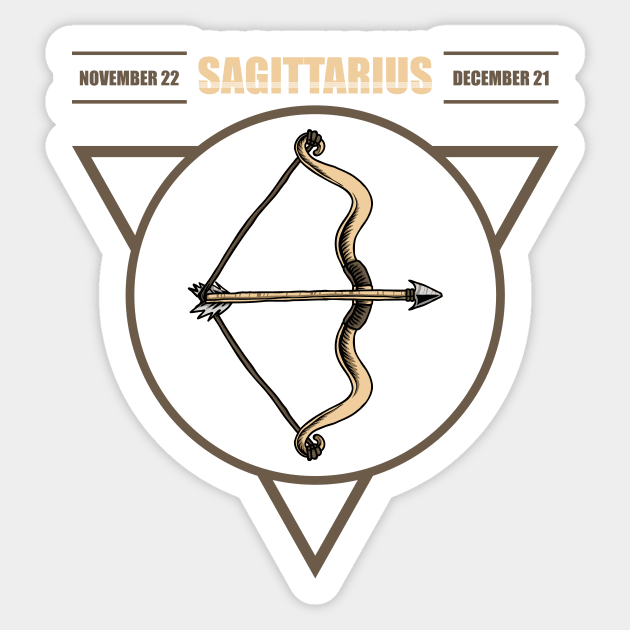 Sagittarius Zodiac Sign Sticker by Utopia Shop